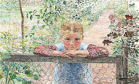 Fillette à la barrière by Marie Antoinette Marcotte - Auction record, sale price, and art valuation. Compare with similar artists and explore comparable artworks.