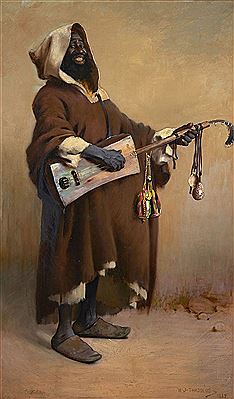 A SOUDANESE LOVE SONG, MOROCCO (1889) by Henry Thaddeus - Auction record, sale price, and art valuation. Compare with similar artists and explore comparable artworks.