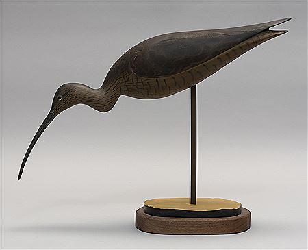 CURLEW DECOY by Jode Hillman - Auction record, sale price, and art valuation. Compare with similar artists and explore comparable artworks.