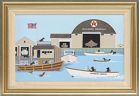 Hyannis Marina by Richard Sparre - Auction record, sale price, and art valuation. Compare with similar artists and explore comparable artworks.