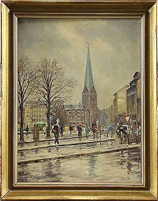 Blick vom Jungfernstieg auf die Petri-Kirche by Karl Meyer-Nieting - Auction record, sale price, and art valuation. Compare with similar artists and explore comparable artworks.