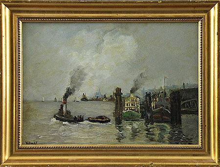 Aus dem Hamburger Hafen