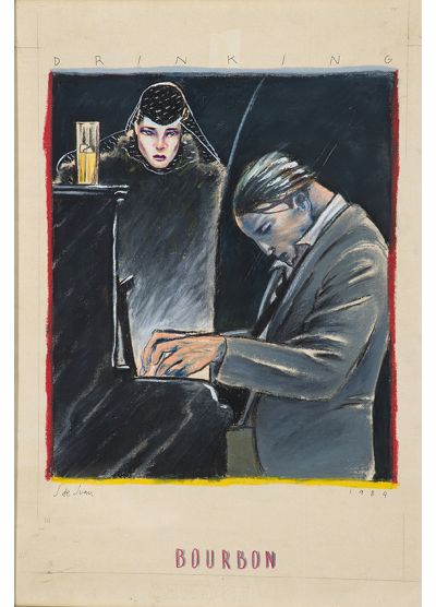 Drinking Bourbon. 1984
