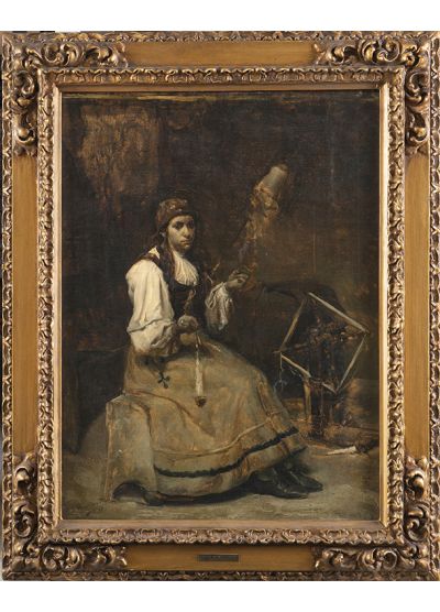 La hilandera 1889