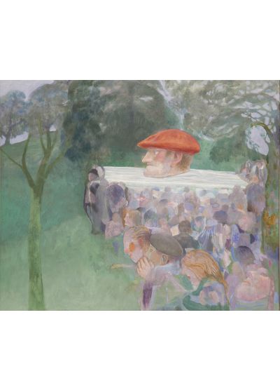 Sample artwork by Mari Puri Herrero (Born 1942), known for figurative art, landscapes, interiors, evolving style. - View similar artists and auction records