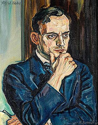 Portrait of the director, conductor of the Hamburg State Opera and General Director of the Grillo Theater Alfred Noller