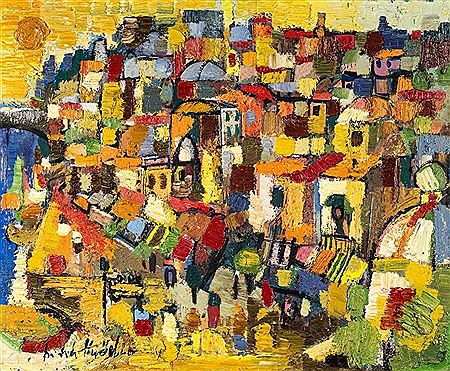 Sample artwork by Friedrich Knodler (1920 - 1988), known for painting - View similar artists and auction records