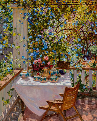 Blue flowers