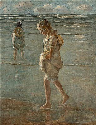 Two girls on the beach