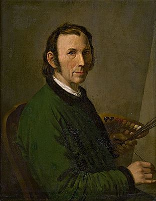 Selbstbildnis im grünen Malermantel by Hans Veit Friedrich Schnorr von Carolsfeld - Auction record, sale price, and art valuation. Compare with similar artists and explore comparable artworks.