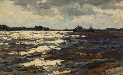 Windy by Mikhail Arkadevich Suzdal - Auction record, sale price, and art valuation. Compare with similar artists and explore comparable artworks.