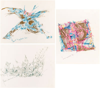 Three untitled drawings (3)