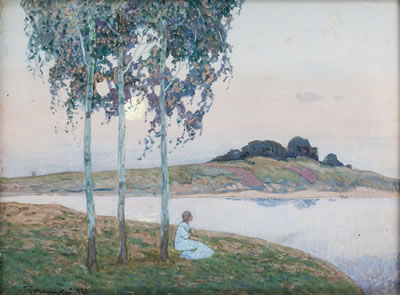Adagio by Grigory Petrovich Svetlitsky - Auction record, sale price, and art valuation. Compare with similar artists and explore comparable artworks.