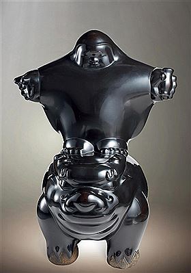 Dragon-Riding Buddha(Executed in 2001)