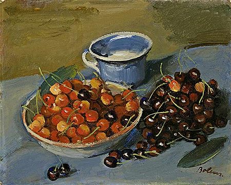 Rote und schwarze Kirschen