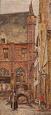 Meat Shops in Antwerp by Hans Schwaiger - Auction record, sale price, and art valuation. Compare with similar artists and explore comparable artworks.