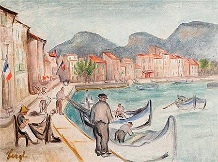 Port at Cassis near Marseille
