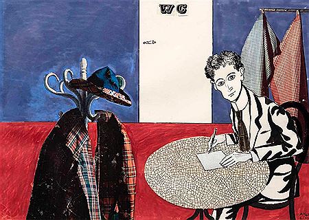 Kafka's table in Arco cafe