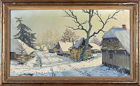 Village en Hiver.