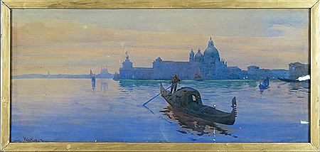 Lagune de Venise au Crépuscule