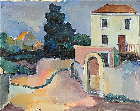 Sample artwork by Walter Hermann Jonas (1910 - 1979), known for painting - View similar artists and auction records