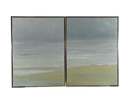 White Caps (Diptych)