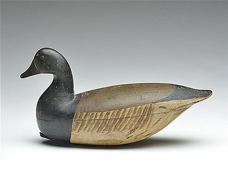Exceptional hollow carved brant
