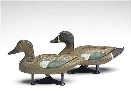 Pair of bluewing teal by Laurent Verdin Sr - Auction record, sale price, and art valuation. Compare with similar artists and explore comparable artworks.