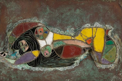 Havfrue 1941 by Sigurd Winge - Auction record, sale price, and art valuation. Compare with similar artists and explore comparable artworks.