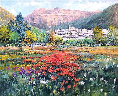 Le champ fleuri