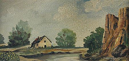 "La Casa al Lado del Arroyo" by Miguel Gomez - Auction record, sale price, and art valuation. Compare with similar artists and explore comparable artworks.