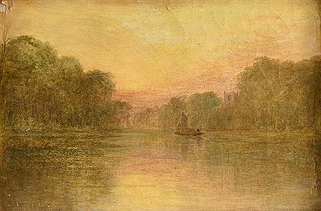 "Sunset, Near Hampton on Thames"