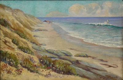 "Laguna Beach" by William Swift Daniell - Auction record, sale price, and art valuation. Compare with similar artists and explore comparable artworks.