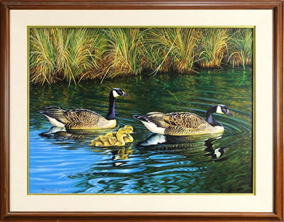 Canadian Geese, 1990 by John Bradshaw - Auction record, sale price, and art valuation. Compare with similar artists and explore comparable artworks.