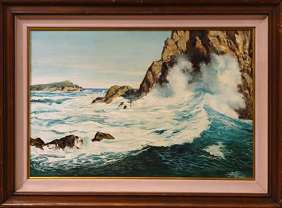 Breaking Wave, 1978 by Dale Logan Hill - Auction record, sale price, and art valuation. Compare with similar artists and explore comparable artworks.
