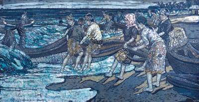 Sample artwork by Ismail Mat Hussin (1938 - 2015), known for painting - View similar artists and auction records