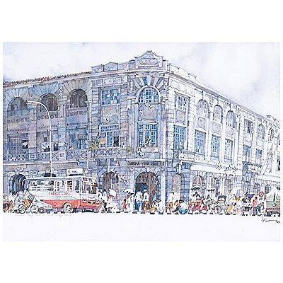 Sample artwork by Alex Leong Yim Kuan (Born 1969), known for painting, watercolor - View similar artists and auction records