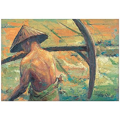 The Farmer by Long Thien Shih - Auction record, sale price, and art valuation. Compare with similar artists and explore comparable artworks.