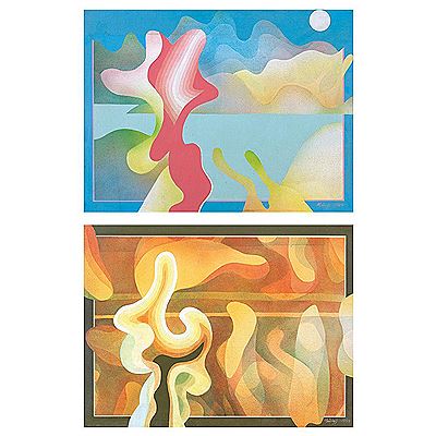 Sensuous Earth (XII); Sensuous Earth (Organic Forms), 1984 (2) by Mustapa Haji Ibrahim - Auction record, sale price, and art valuation. Compare with similar artists and explore comparable artworks.