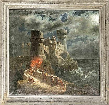"Seeräuberburg an der dalmatinischen Küste" by Waldemar Knoll - Auction record, sale price, and art valuation. Compare with similar artists and explore comparable artworks.