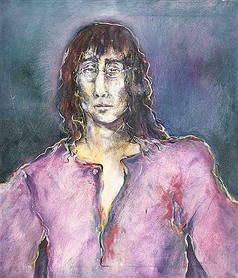 Portrait von John Lennon
