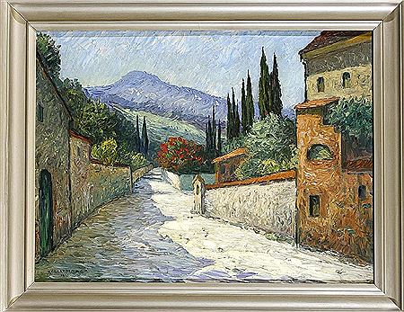 Summer Tuscany landscape