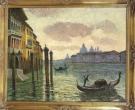 Large view of Venice in the evening light by Robert Haag - Auction record, sale price, and art valuation. Compare with similar artists and explore comparable artworks.
