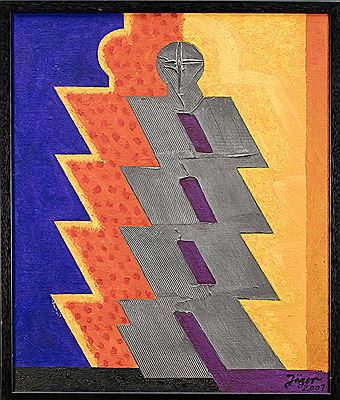 Abstracted figure