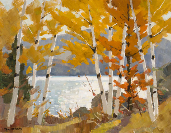 Sparkling Water, Paugh Lake by Thomas Keith Roberts - Auction record, sale price, and art valuation. Compare with similar artists and explore comparable artworks.