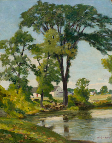 The Elms, Saint Eustache by William Brymner - Auction record, sale price, and art valuation. Compare with similar artists and explore comparable artworks.