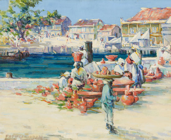 West Indies Market Scene
