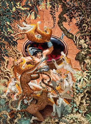 Sample artwork by Stephen Hickman (Born 1949), known for illustration - View similar artists and auction records