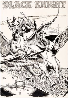Howard Purcell Black Knight Marvelmania Poster Original Art (Marvel, 1969) by Howard Purcell - Auction record, sale price, and art valuation. Compare with similar artists and explore comparable artworks.