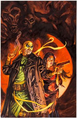Dan Brereton Immortal Iron Fist Annual #1 Cover Painting Original Art (Marvel, 2007)